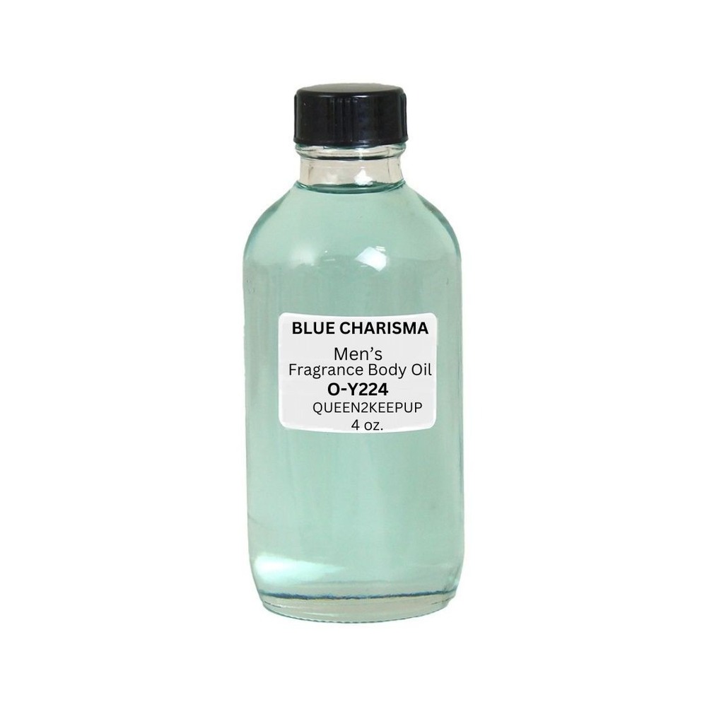 Blue Charisma (Men) Body Oil 4 oz Fragrance All Natural Scent